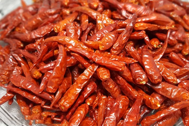 Quy trình làm ớt sấy khô