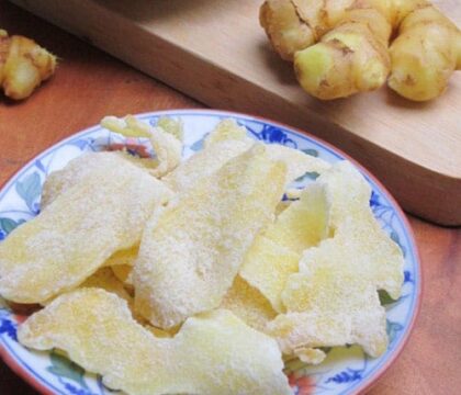 Mứt gừng sấy khô