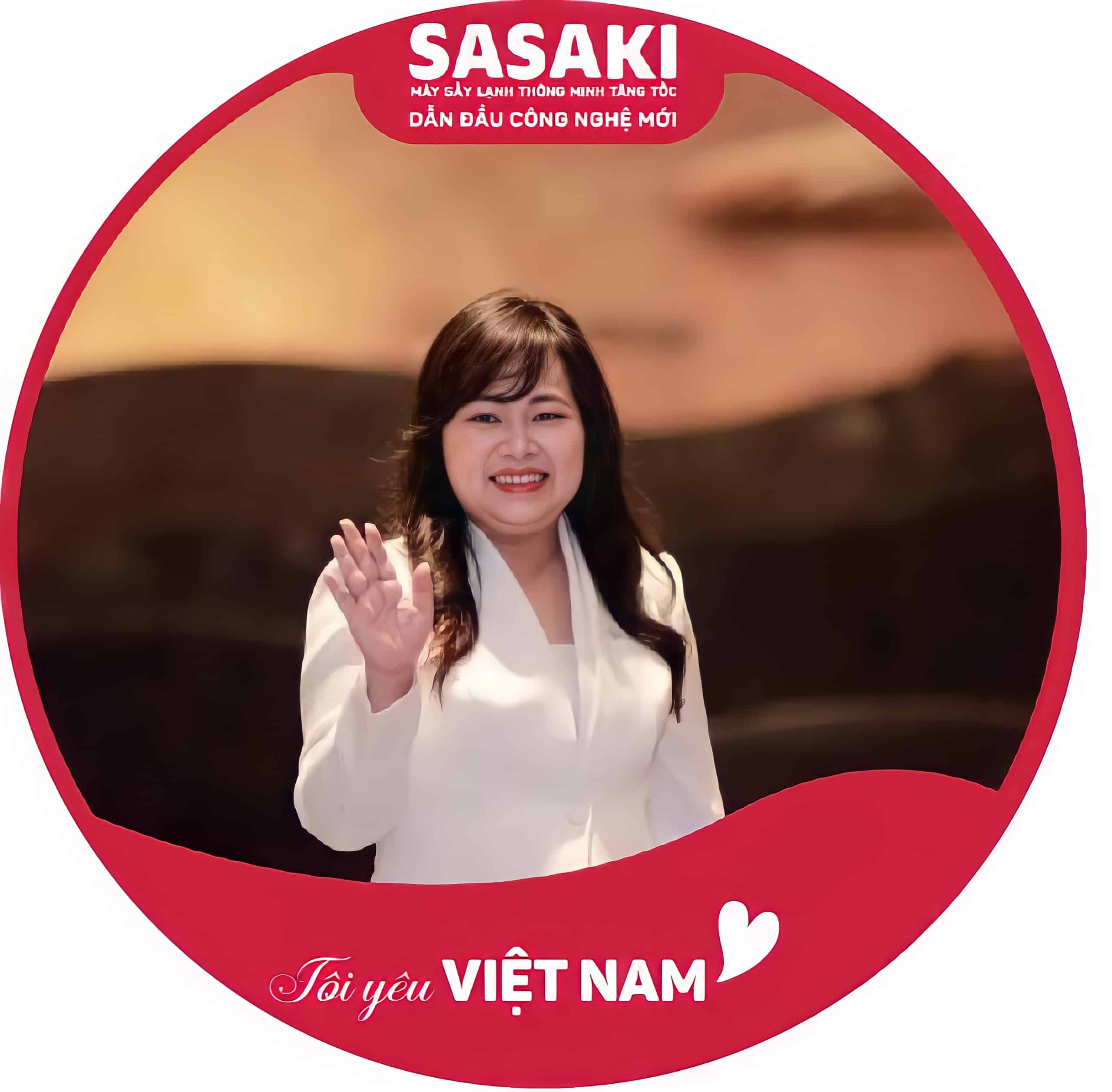 bà Trần Thị Thu Trang - Chủ tịch công ty Hanel PT, thương hiệu SASAKI