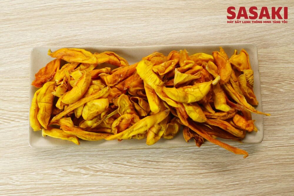 Sản phẩm xoài sấy bằng máy sấy SASAKI