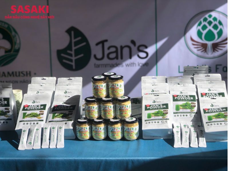 bột rau xanh sấy lạnh