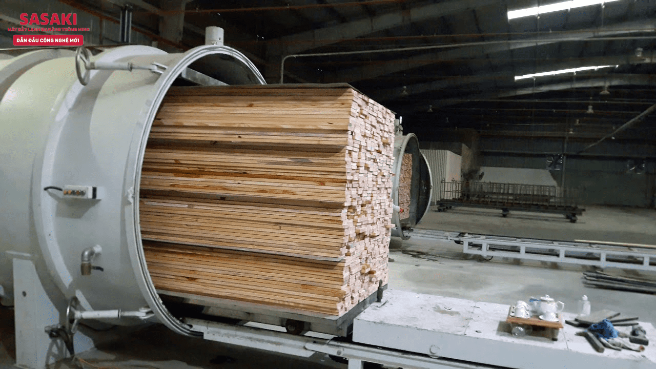 Lò sấy gỗ là thiết bị công nghiệp chuyên dùng để làm khô gỗ