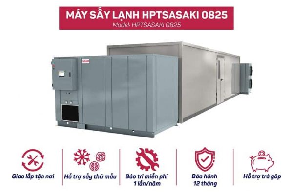 Máy sấy lạnh Sasaki là thiết bị giải quyết được vấn đề về chi phí đắt đỏ của máy sấy thăng hoa