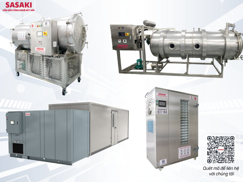 Các loại công nghệ sấy cá cơm SASAKI