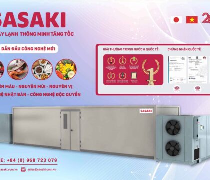 Máy sấy thực phẩm so sánh công nghệ & giải pháp sấy lạnh sasaki