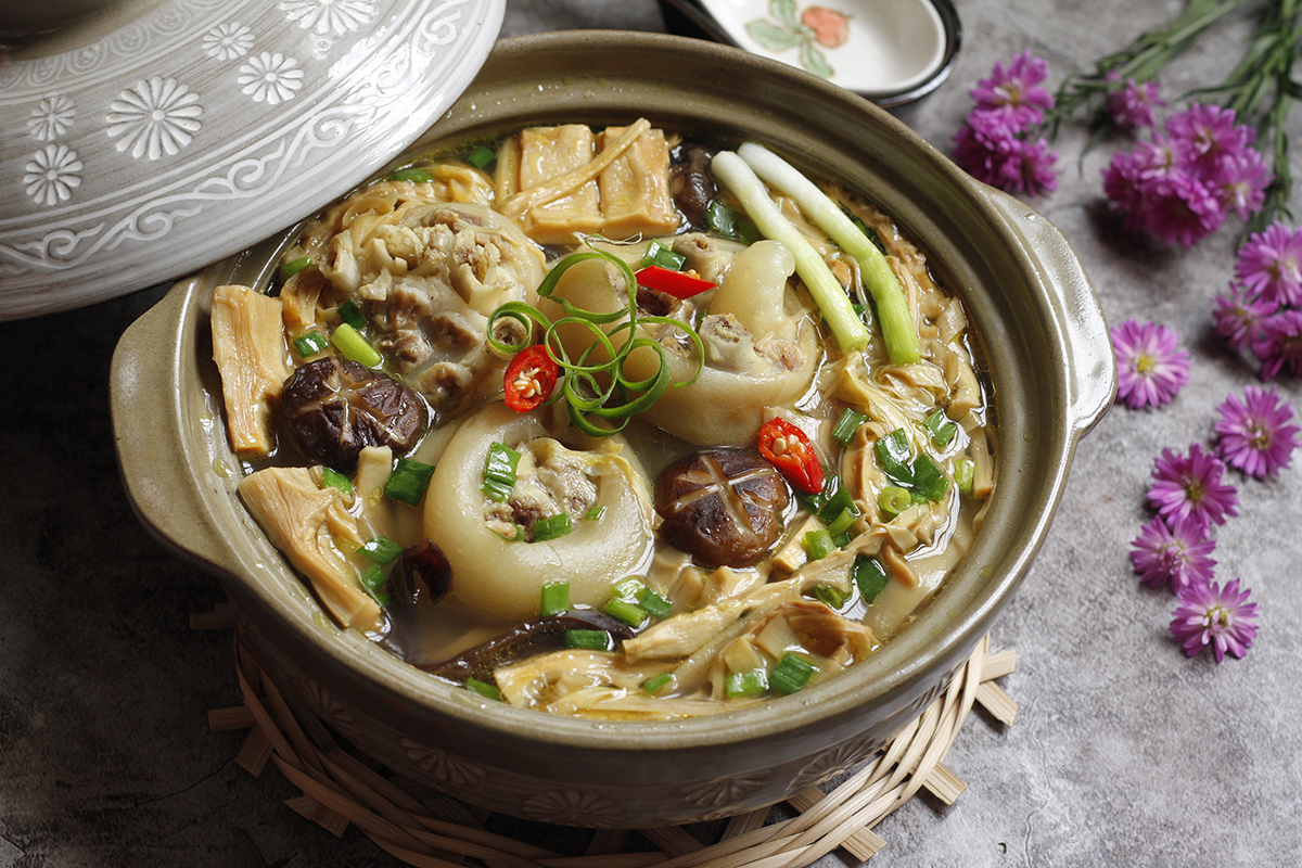 cách chế biến măng khô