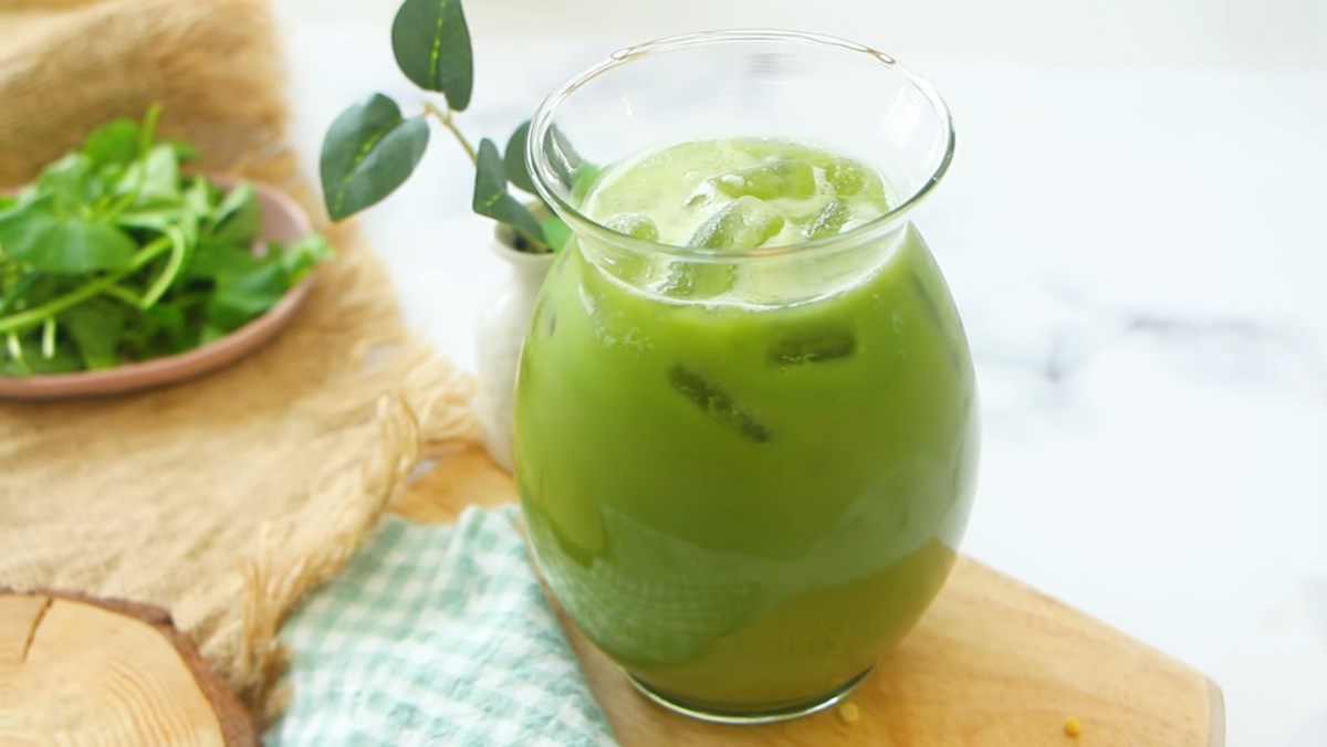 sinh tố rau má