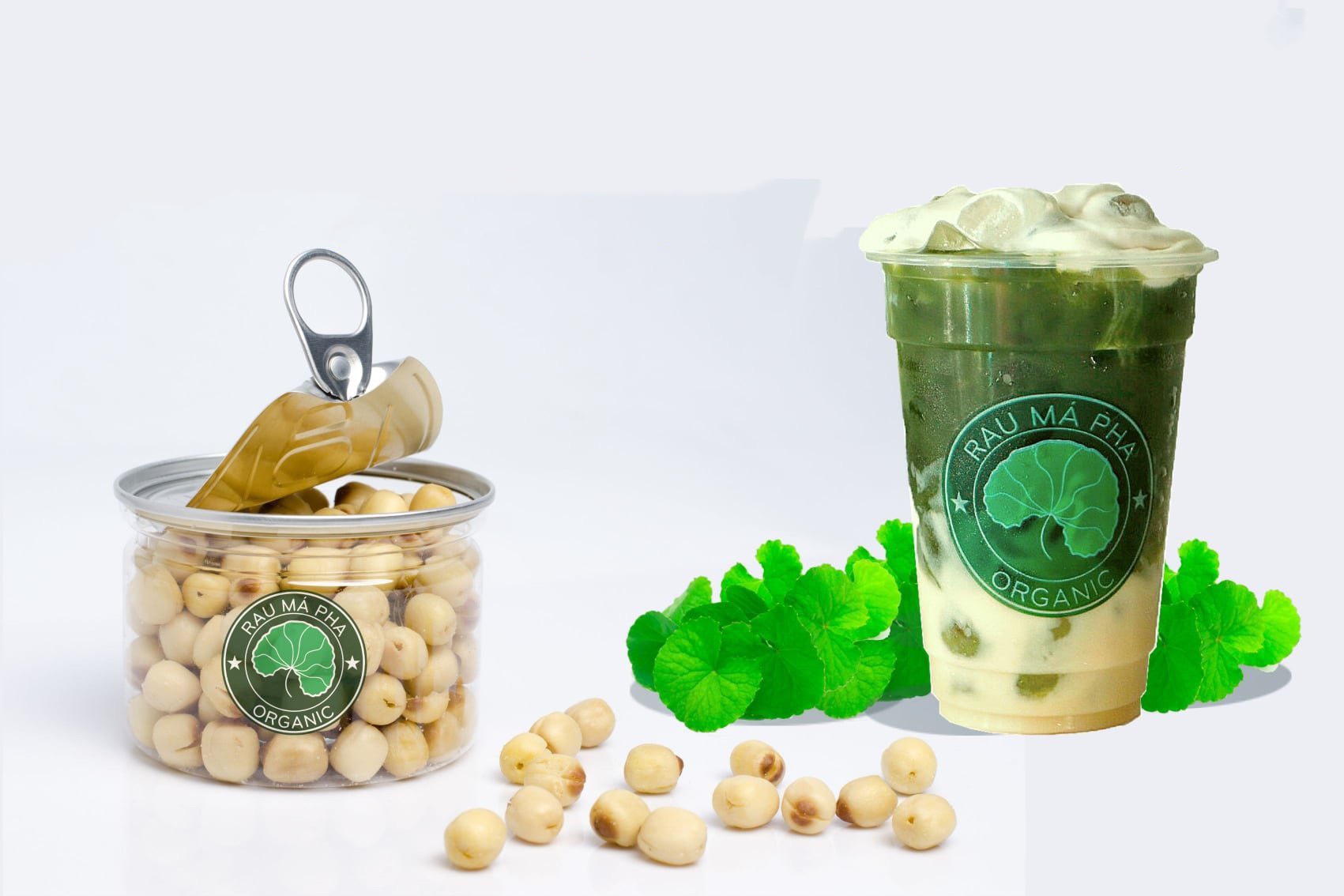sinh tố rau má