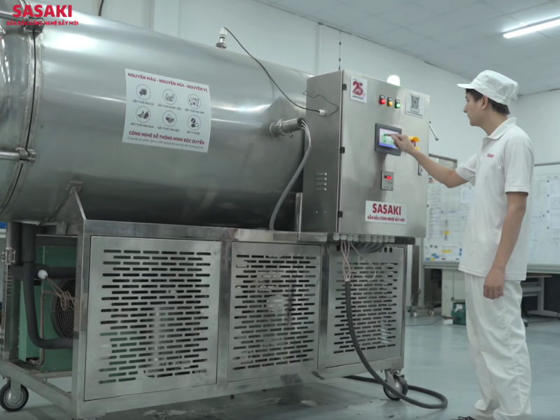 SASAKI - Nhà sản xuất máy sấy thăng hoa uy tín, chất lượng