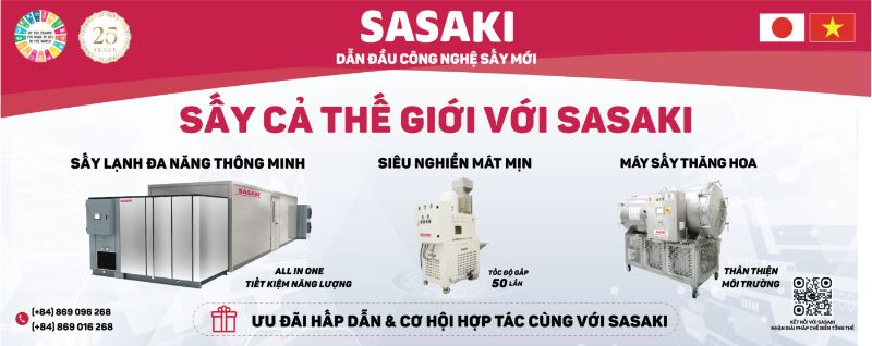 SASAKI - Sấy cả thế giới