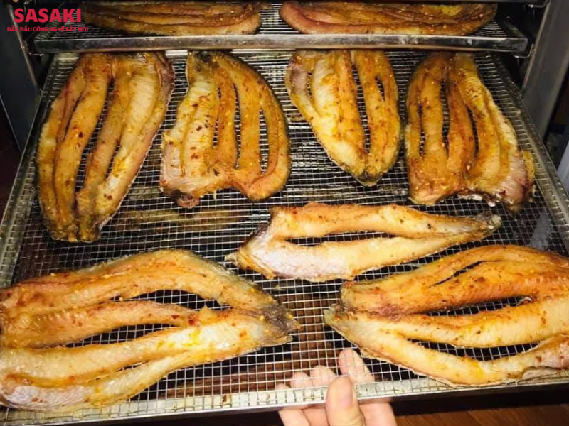 Máy sấy cá biển đang dần thay thế các hình thức sấy cá thủ công