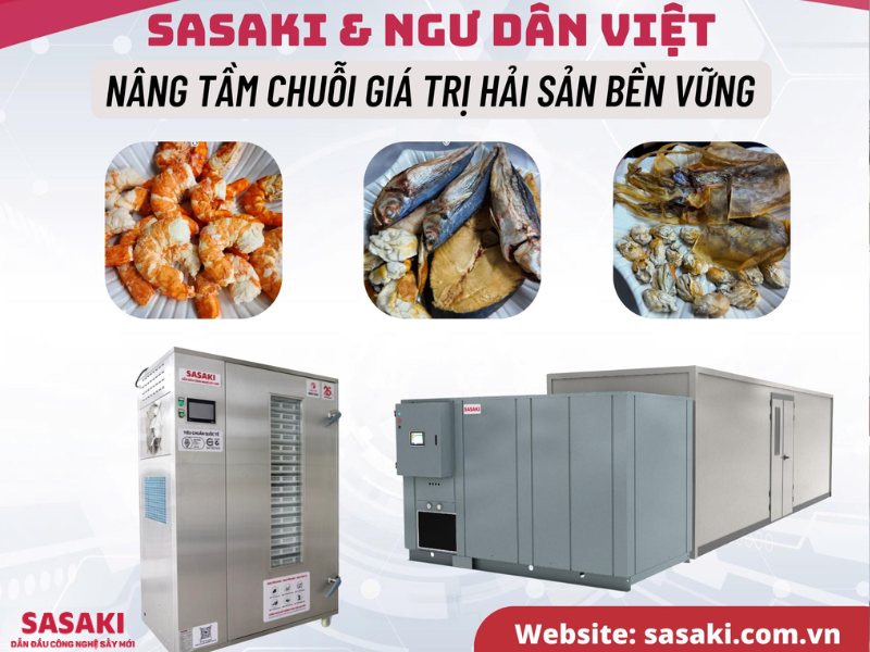 SASAKI cung cấp dịch vụ test sấy các loại cá biển. hải sản miễn phí