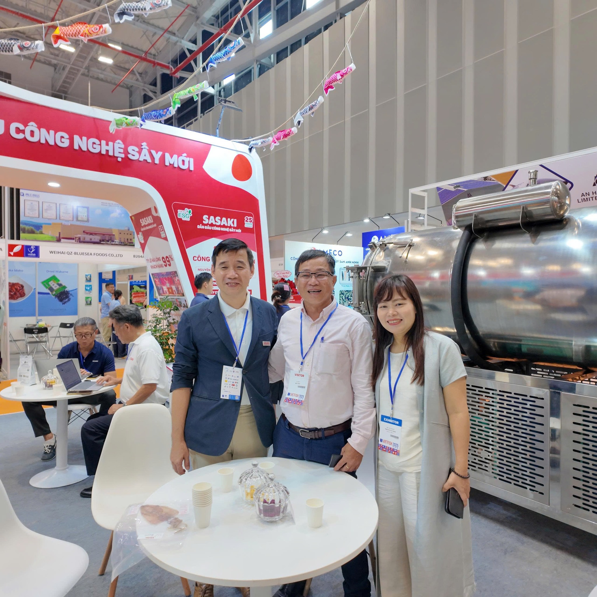VIETFISH 2025 – SASAKI trình làng công nghệ sấy mới cho ngành thủy sản Việt