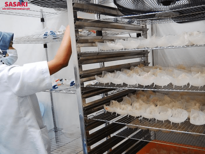 Máy sấy thăng hoa ứng dụng trong sản xuất yến tươi sấy khô