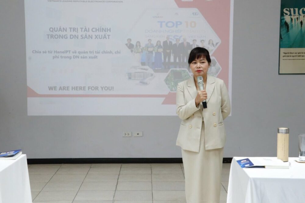 Bà Trần Thị Thu Trang - Chủ tịch thương hiệu SASAKI mang đến góc nhìn chiến lược về đổi mới công nghệ