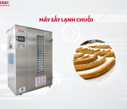 Máy sấy lạnh chuối – Sản xuất chuối sấy dẻo cao cấp, thơm ngon