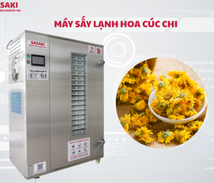 Máy sấy lạnh hoa cúc chi giữ nguyên tinh dầu, hương thơm