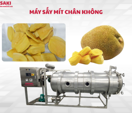 Máy sấy mít chân không 100kg, 500kg, 1 tấn cho doanh nghiệp sản xuất