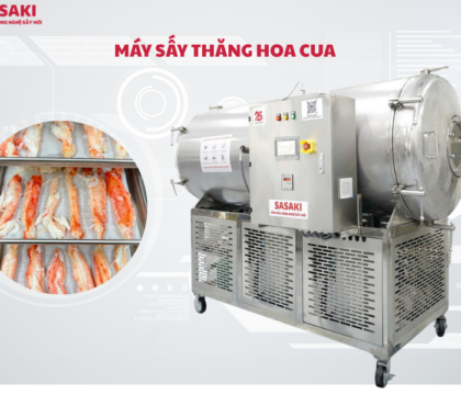 Máy sấy thăng hoa cua – Nâng tầm giá trị thủy hải sản xuất khẩu