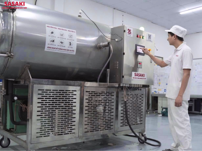 Lắp đặt máy sấy thăng hoa trong phòng kín có điều hòa không khí và bảo trì định kỳ