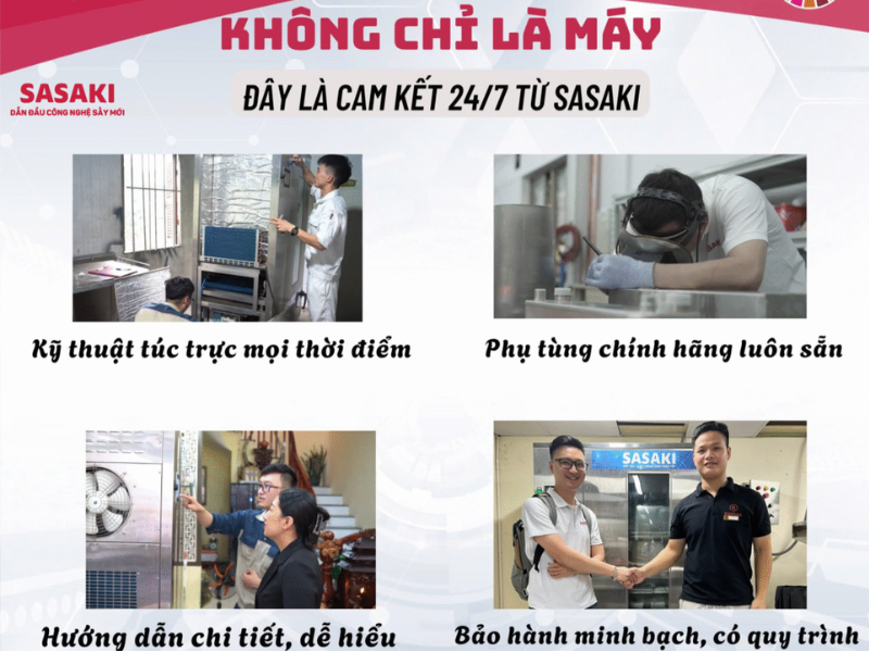 Dịch vụ bảo hành và hậu mãi uy tín tại Hà Nội của SASAKI
