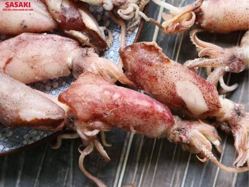 Mực sấy thăng hoa vẫn giữ nguyên cấu trúc, giảm hao hụt so với sấy truyền thống