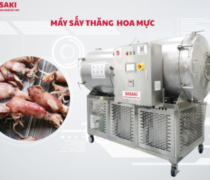 Máy sấy thăng hoa mực – Giải pháp tối ưu cho sản xuất mực khô cao cấp