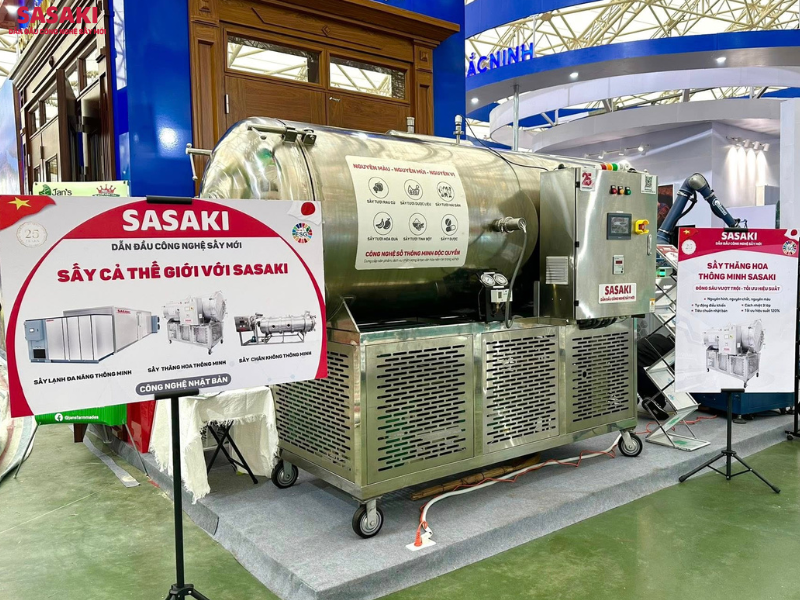 Máy sấy thăng hoa công nghệ Nhật Bản SASAKI được nhiều doanh nghiệp lựa chọn