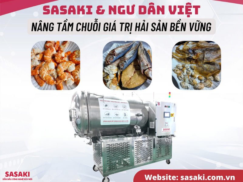 Máy sấy thăng hoa SASAKI là thương hiệu uy tín được nhiều doanh nghiệp tại Quảng Ninh tin chọn