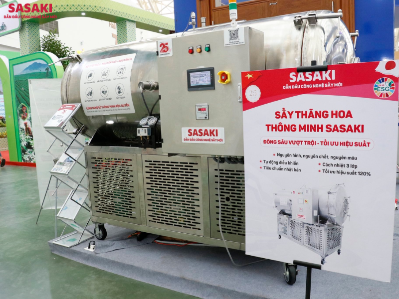 SASAKI - Nhà sản xuất máy sấy thăng hoa Thanh Hóa uy tín, chất lượng