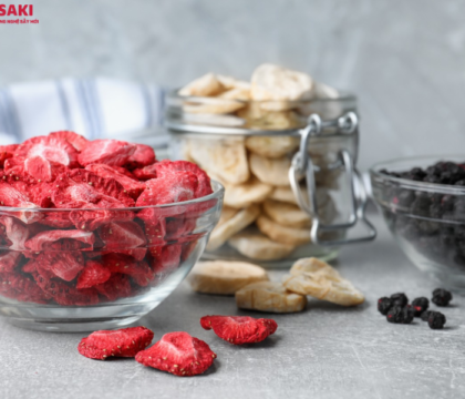 Hoa quả sấy thăng hoa snack giòn xốp, thơm ngon giàu dinh dưỡng