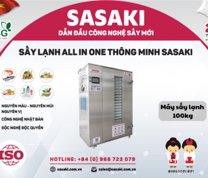 Máy sấy lạnh 100kg công suất tối ưu cho kinh doanh quy mô vừa