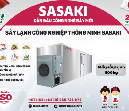 Máy sấy lạnh 500kg cho doanh nghiệp, hợp tác xã quy mô vừa