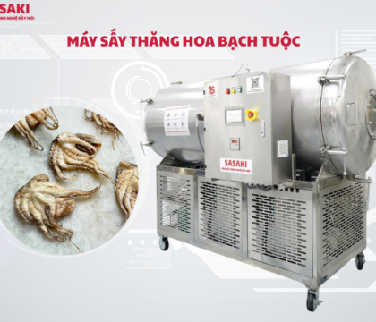 Máy sấy thăng hoa bạch tuộc chuyên dụng, giữ trọn cấu trúc và hương vị