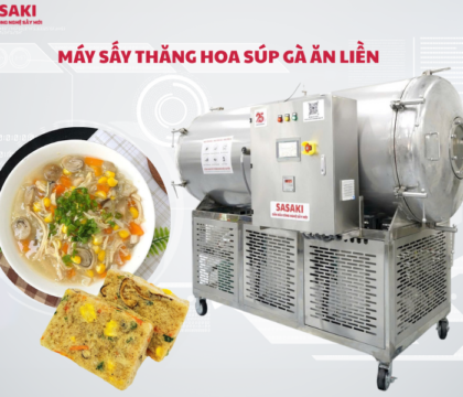Máy sấy thăng hoa súp gà ăn liền giữ trọn dinh dưỡng & hương vị