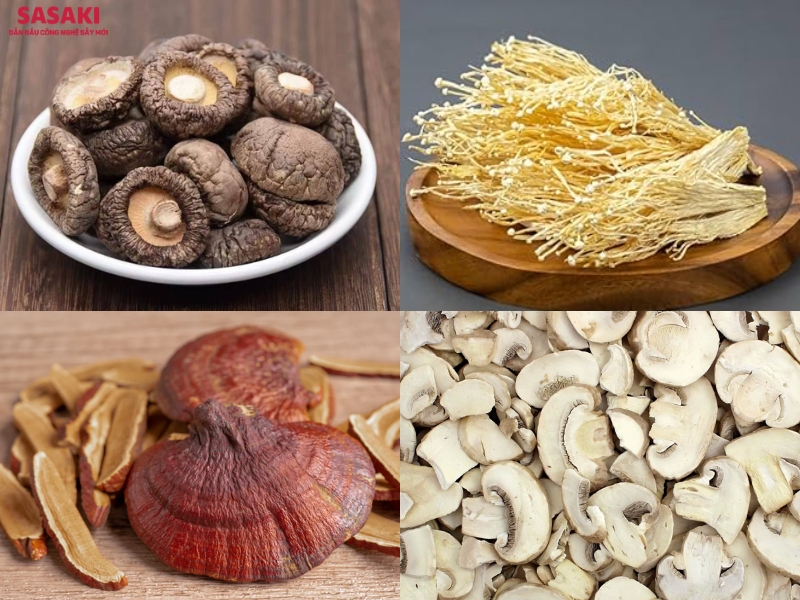 Các loại nấm giàu dinh dưỡng thường được ứng dụng công nghệ sấy thăng hoa để bảo toàn hoạt chất và nâng cao giá trị sản phẩm