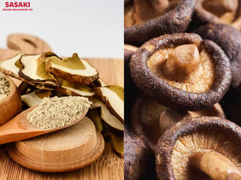 Bột gia vị nấm và snack nấm sấy thăng hoa ăn liền