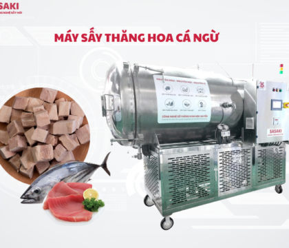 Máy sấy thăng hoa cá ngừ giải pháp chế biến sâu thủy sản giá trị cao