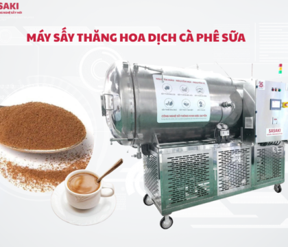 Máy sấy thăng hoa dịch cà phê sữa sản xuất cà phê hòa tan cao cấp