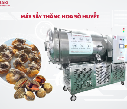 Máy sấy thăng hoa sò huyết sấy đông khô sò biển xuất khẩu