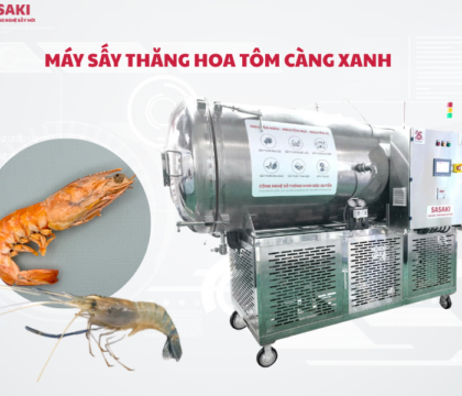 Máy sấy thăng hoa tôm càng xanh, xu hướng chế biến tôm giá trị cao