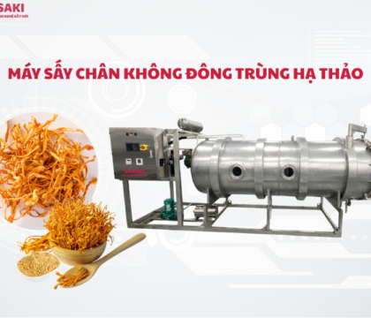 Máy sấy chân không đông trùng hạ thảo cho doanh nghiệp sản xuất