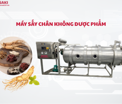 Máy sấy chân không dược phẩm giữ nguyên hoạt chất, đạt chuẩn GMP