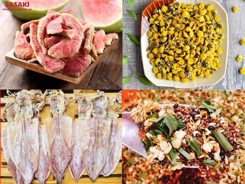 Các sản phẩm nông sản, hải sản và dược liệu Thái Bình có thể ứng dụng sấy lạnh