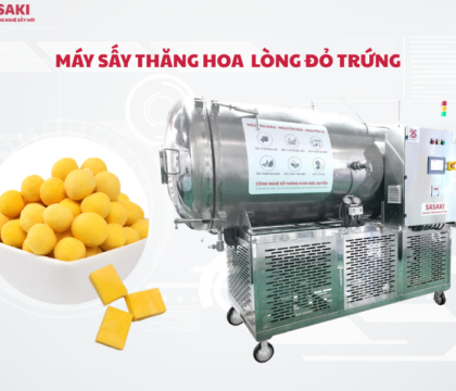 Máy sấy thăng hoa lòng đỏ trứng giữ trọn dinh dưỡng, màu vàng tự nhiên