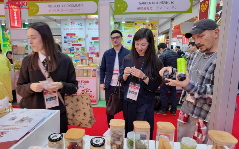 Gian hàng SASAKI tại FOODEX Japan 2026 thu hút đông đảo khách tham quan