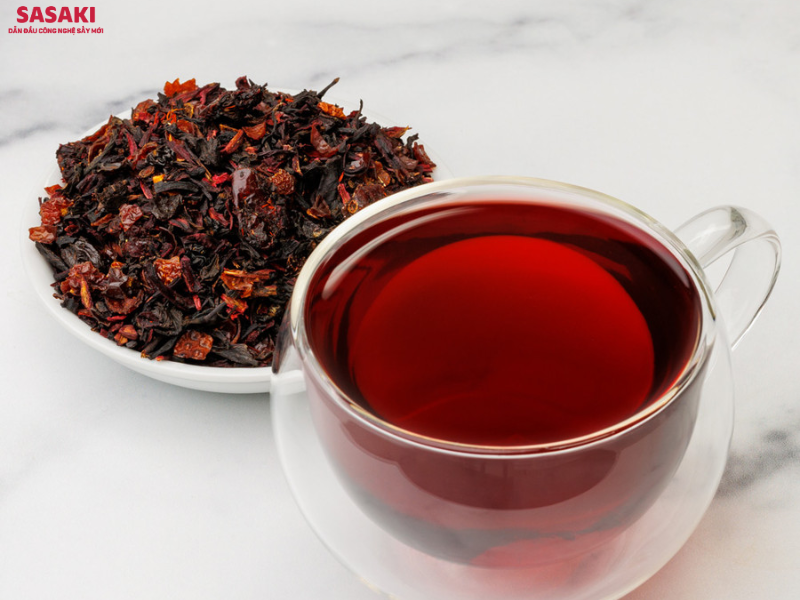 Trà cherry có sự cân bằng hoàn hảo giữa vị ngọt thanh và chua nhẹ
