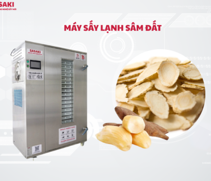 Máy sấy lạnh sâm đất giữ 90% dược tính, nâng cao giá trị sản phẩm