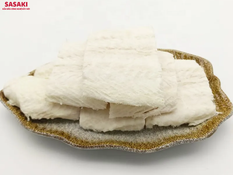50kg cá basa tươi sẽ thu được khoảng 12 - 14kg khô sau khi sấy thăng hoa