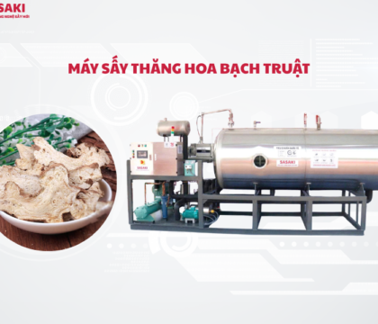 Máy sấy thăng hoa bạch truật bảo toàn cấu trúc, giữ trọn dược tính